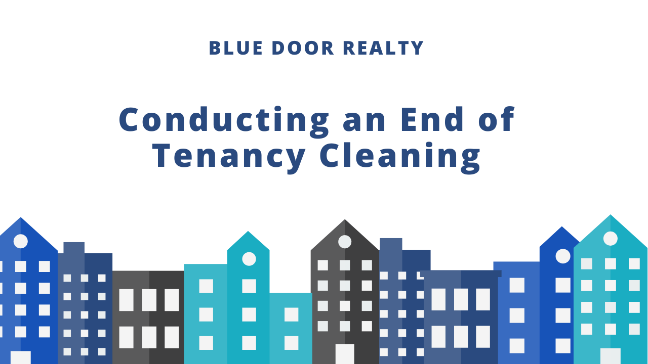 Conducting an end of tenancy cleaning