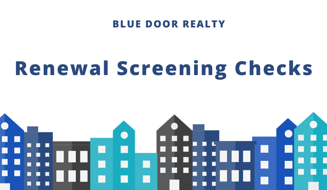 Renewal Screening Checks