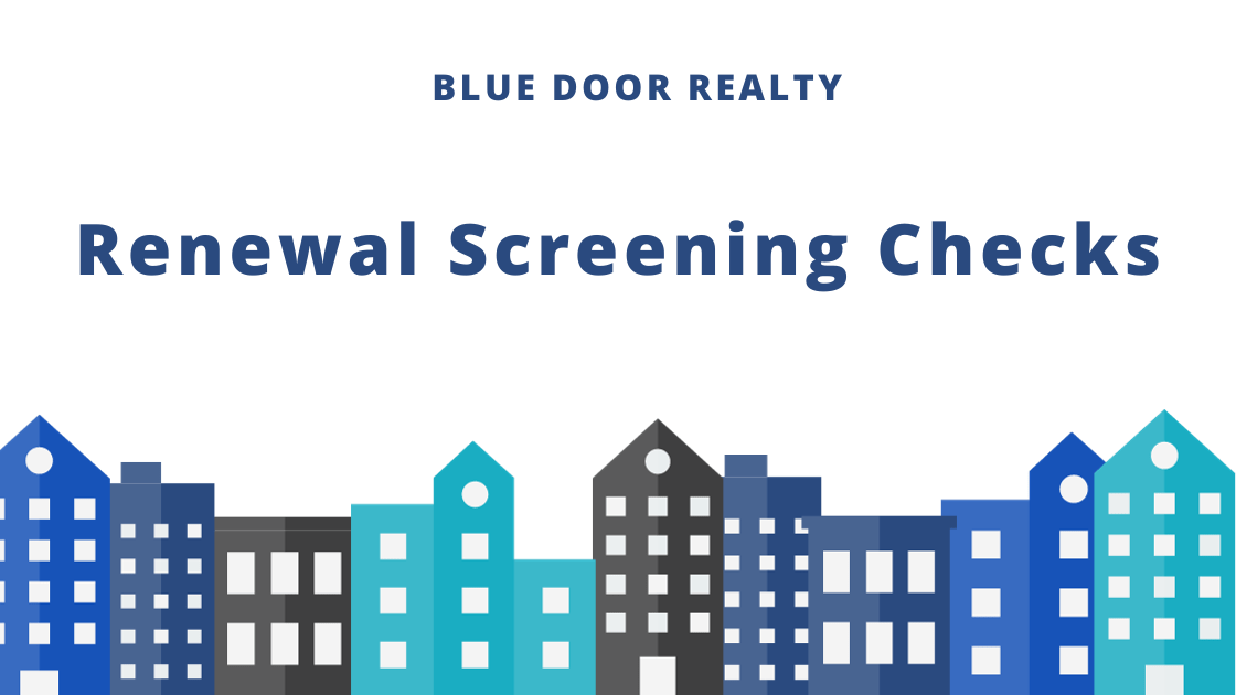 Renewal Screening Checks