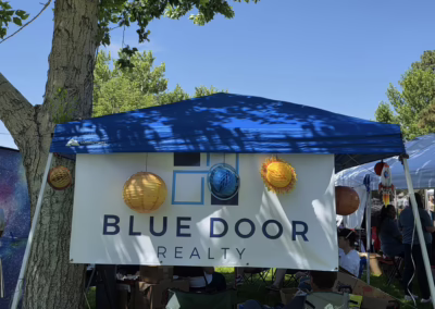 Blue door realty event